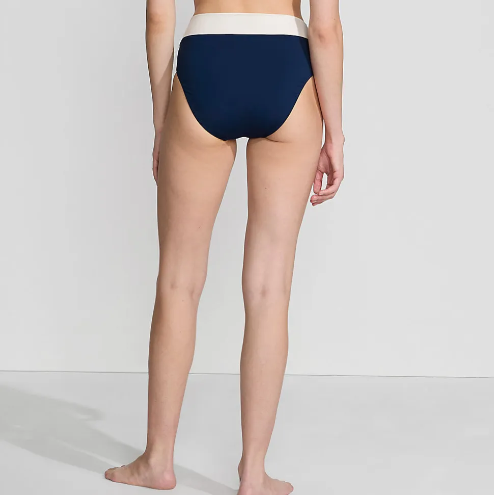 Wendbare Bikinihose mit extra hohem Beinausschnitt, High Waist, für Damen