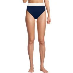 Wendbare Bikinihose mit extra hohem Beinausschnitt, High Waist, für Damen