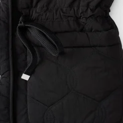 Wendbare, gesteppte Sherpa-Fleeceweste für Damen