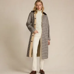 Wendbarer Trenchcoat mit Gürtel für Damen