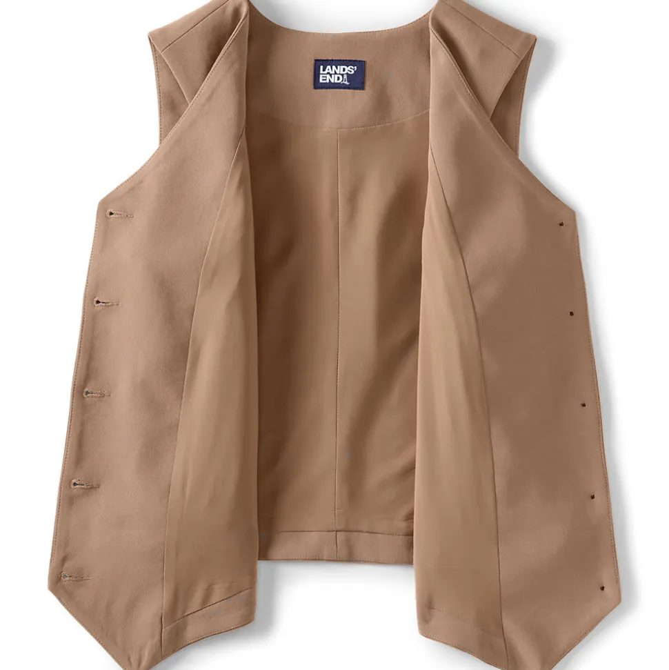 Weste aus Crêpe für Damen