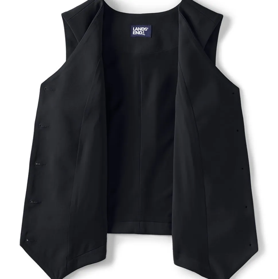 Weste aus Crêpe für Damen