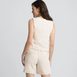 Weste aus Crêpe für Damen