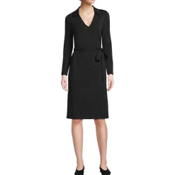 Wickelkleid aus Baumwolle/Modal-Mix für Damen