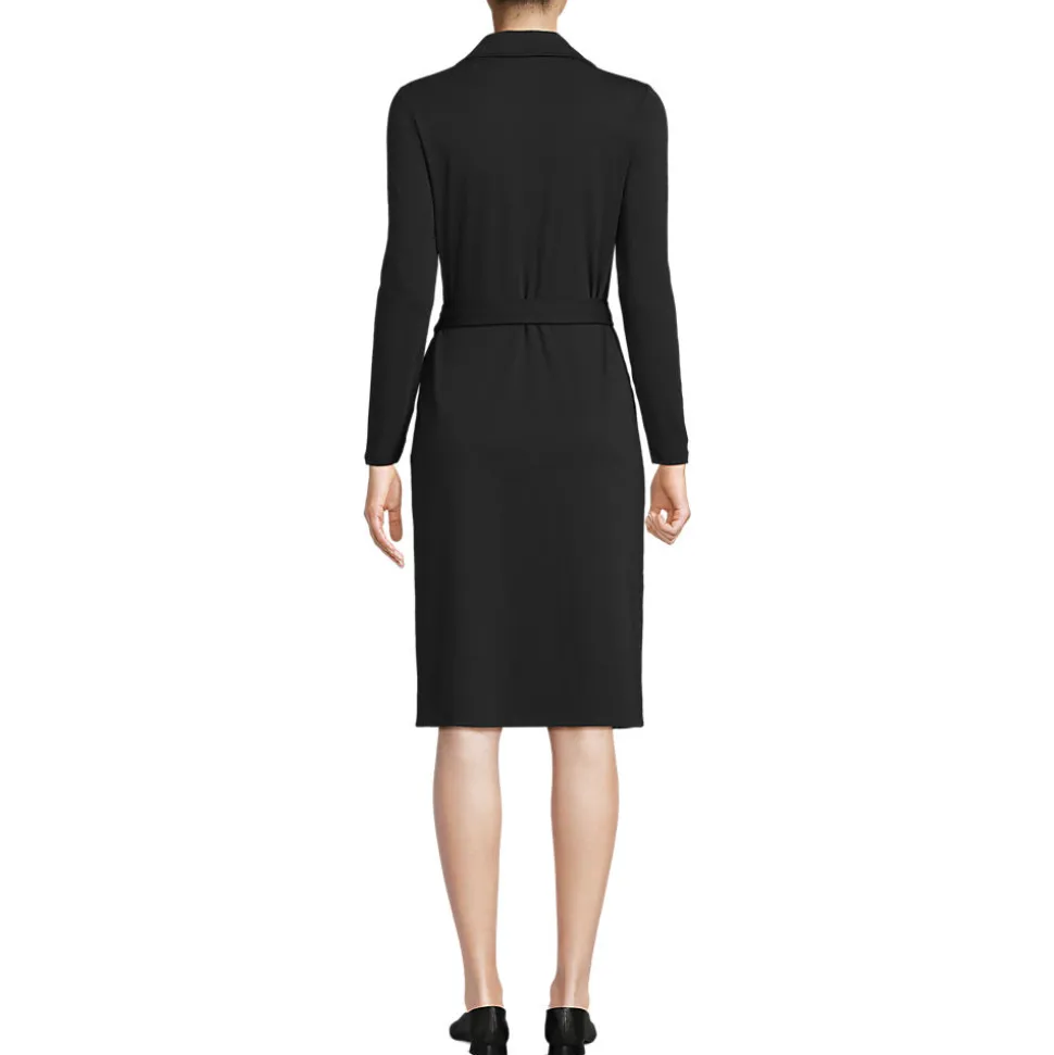 Wickelkleid aus Baumwolle/Modal-Mix für Damen