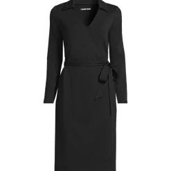 Wickelkleid aus Baumwolle/Modal-Mix für Damen