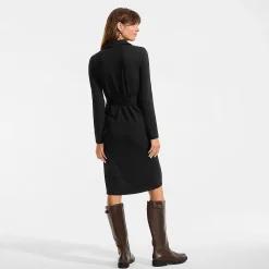 Wickelkleid aus Baumwolle/Modal-Mix für Damen