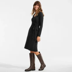 Wickelkleid aus Baumwolle/Modal-Mix für Damen