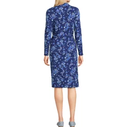 Wickelkleid aus Baumwolle/Modal-Mix für Damen