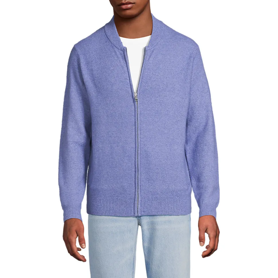 Wool Touch Cardigan mit Reißverschluss für Herren