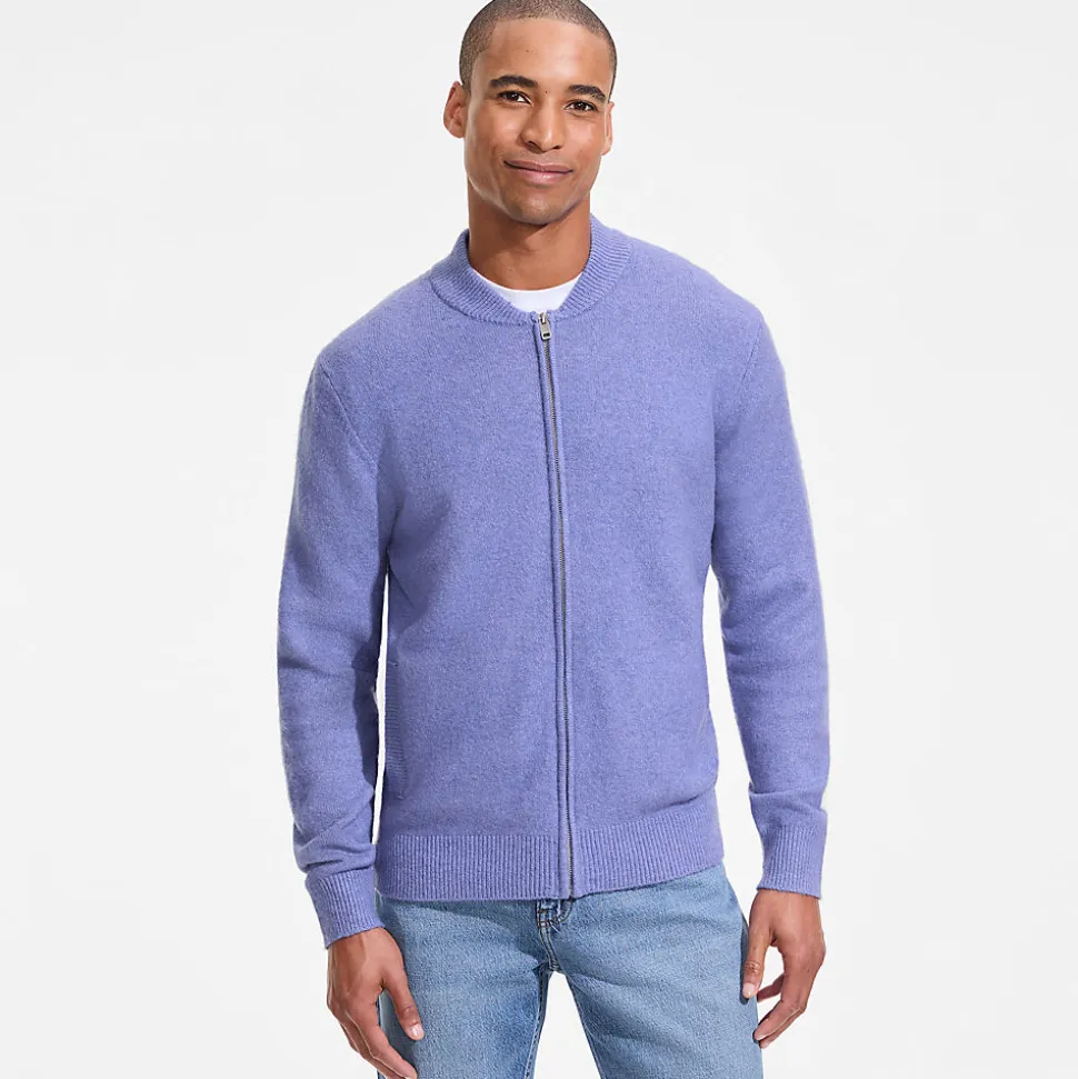 Wool Touch Cardigan mit Reißverschluss für Herren