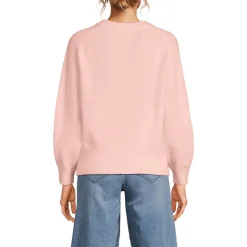 Wool Touch Cardigan mit Rundausschnitt für Damen