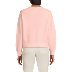 Wool Touch Pullover mit gerolltem Ausschnitt für Damen