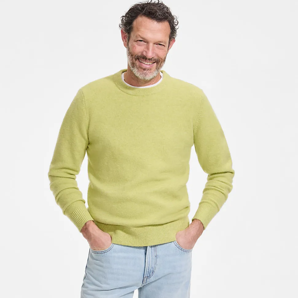 Wool Touch Rundhals-Pullover für Herren