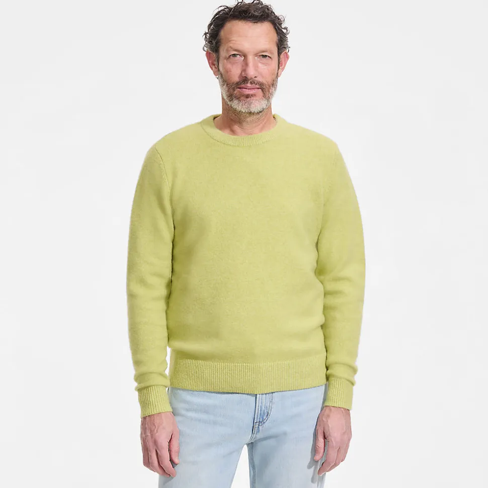 Wool Touch Rundhals-Pullover für Herren