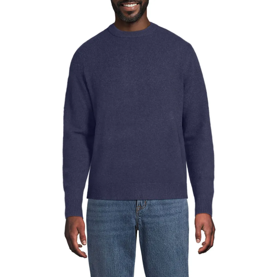 Wool Touch Rundhals-Pullover für Herren