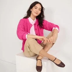 Zopfmuster-Cardigan DRIFTER für Damen