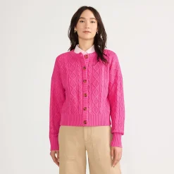 Zopfmuster-Cardigan DRIFTER für Damen