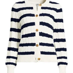 Zopfmuster-Cardigan DRIFTER mit Ballonärmeln für Damen
