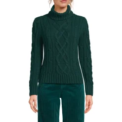 Zopfmuster-Rollkragenpullover DRIFTER für Damen