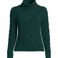 Zopfmuster-Rollkragenpullover DRIFTER für Damen