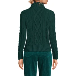 Zopfmuster-Rollkragenpullover DRIFTER für Damen