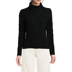 Zopfmuster-Rollkragenpullover DRIFTER für Damen