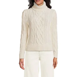 Zopfmuster-Rollkragenpullover DRIFTER für Damen