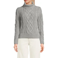 Zopfmuster-Rollkragenpullover DRIFTER für Damen