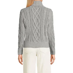 Zopfmuster-Rollkragenpullover DRIFTER für Damen